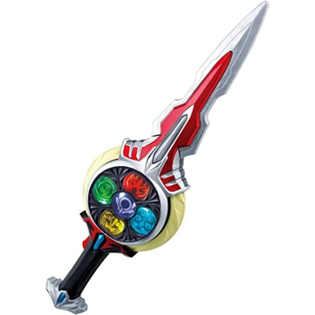 DEBGFS Upgraded version of Dark Orb Holy Sword Light Round Sword Weapon Transformation Summoner Rotatable Sound and Light Toy