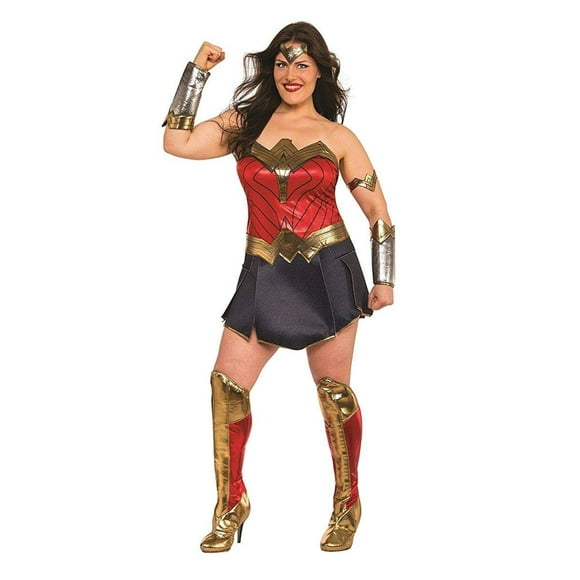 Justice League Movie Wonder Woman Deluxe Plus Size Costume