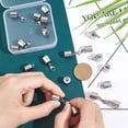 thumbnail image 3 of 20Pcs 2 Sizes Stainless Steel 9mm Inner Diameter Leather Cord Ends with Jump Rings Smooth Barrel End Caps Metal Lobster Claw Clasps with End Caps Terminators for DIY Jewelry Making, 3 of 6
