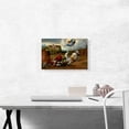 thumbnail image 2 of ARTCANVAS The Conversion Of Saint Paul Canvas Art Print by Benvenuto Tisi - Size: 18" x 12" (0.75" Deep), 2 of 9