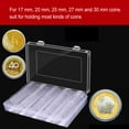 thumbnail image 4 of Inteprter 1 Juego de caja de almacenamiento, cajas de colección de cápsulas de monedas transparentes gruesas Almacenamiento y organización del hogar Inteprter HA059951-00B, 4 of 5