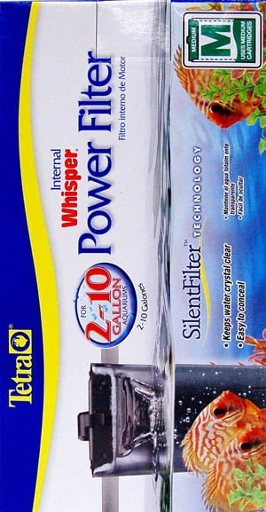 Tetra Whisper 2 -10 Gallon Depth Power Filter for Aquariums