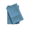 thumbnail image 2 of Superior 650 TC Egyptian Cotton Pillowcases, Set of 2, Standard Size, Medium Blue, 2 of 6