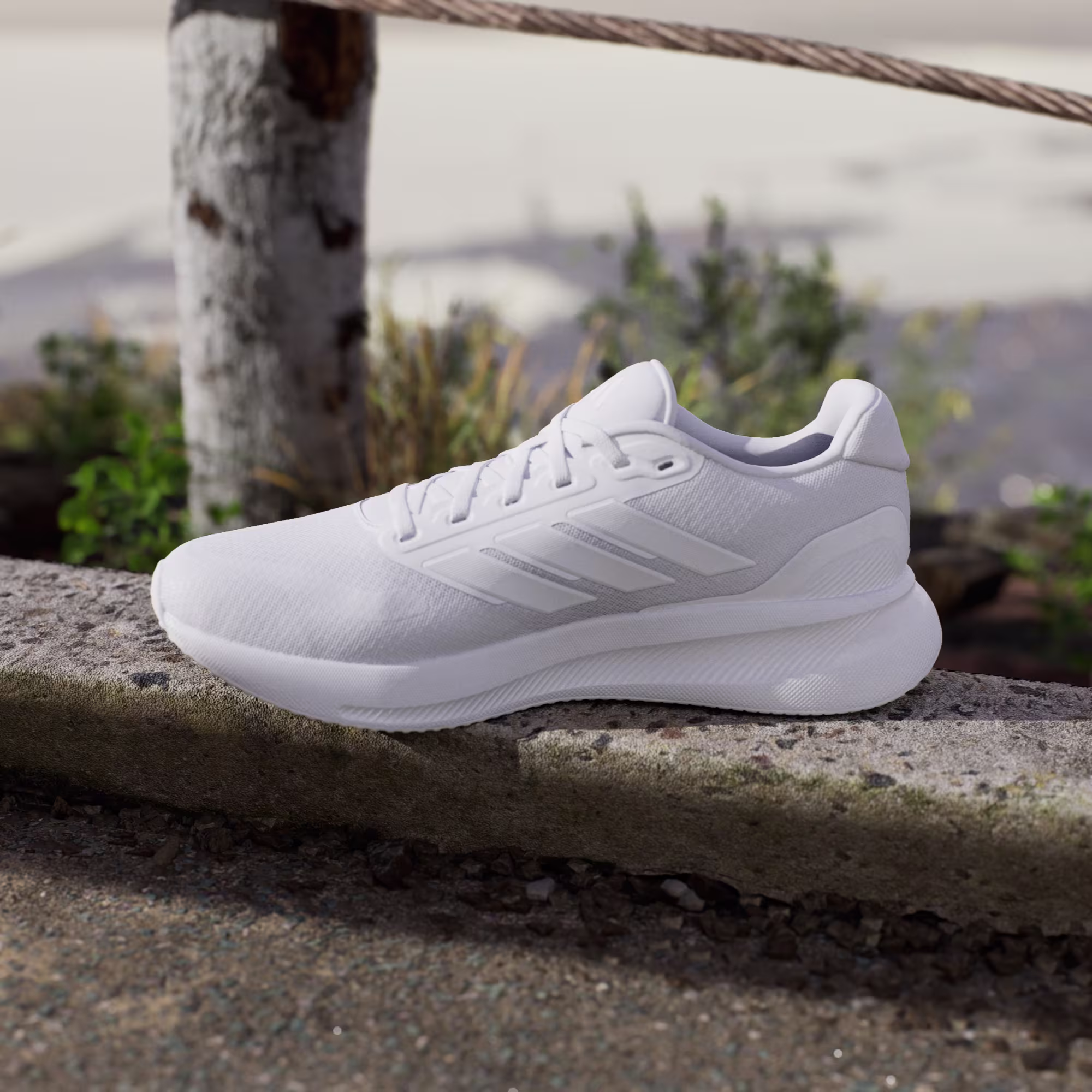 thumbnail image 5 of TENIS ADIDAS RUNFALCON 5 BLANCOS PARA HOMBRE, 5 of 5