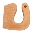 thumbnail image 4 of Kids Wooden Cutter, Easy To Use Gift Safe Cooking Knives Ergonomic Enhance Hands On Abilities  For Vegetable Fruit Round Handle Type, 4 of 8