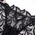 thumbnail image 5 of Womens Lace Underwear Comfortable Seamless Panties Floral Sheer Lace Bikini Briefs Womens Underwear Bikini Black M, 5 of 7