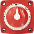thumbnail image 3 of Blue Sea Systems 6008 Battery Switch Mini 3-Position w/Knob, Red, 3 of 8