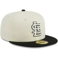 thumbnail image 3 of Men's New Era Stone/Black St. Louis Cardinals Chrome 59FIFTY Fitted Hat, 3 of 5