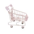 thumbnail image 3 of Carrito de compras divertido CUTICAT Juguete de almacenamiento Mini tienda Rosa carrito de compras juguetes, 3 of 8
