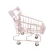 thumbnail image 3 of Mini carro de mano de lujo para supermercado, portalápices, fácil de empujar Rosa perfke carrito de compras juguetes, 3 of 9