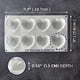 thumbnail image 2 of Geometric Heart Shaped Chocolate Molds, Large Heart Silicone Mold for Baking, Nonstick BPA-free Heart Shaped Molds for Chocolate & Candy, Breakable He, 2 of 4