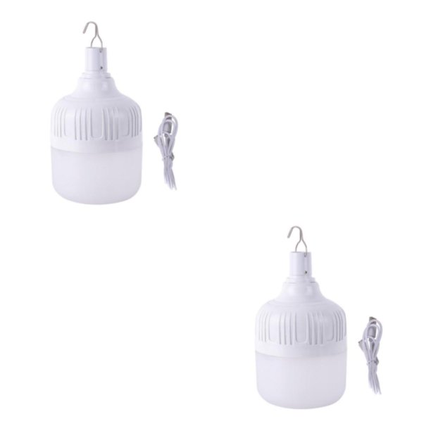 Inteprter Bombilla de luz LED USB Lámpara de camping blanca para mochilero Camping Barbacoa Type1