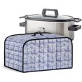 thumbnail image 1 of Slow Cooker Cover Water Resistant Protector for Slow Cooker Small Appliance Covers Appliance Cover Universal Fit Shield Your Kitchen Appliances, Flowery Checkered Pattern, CZA64, 1 of 1