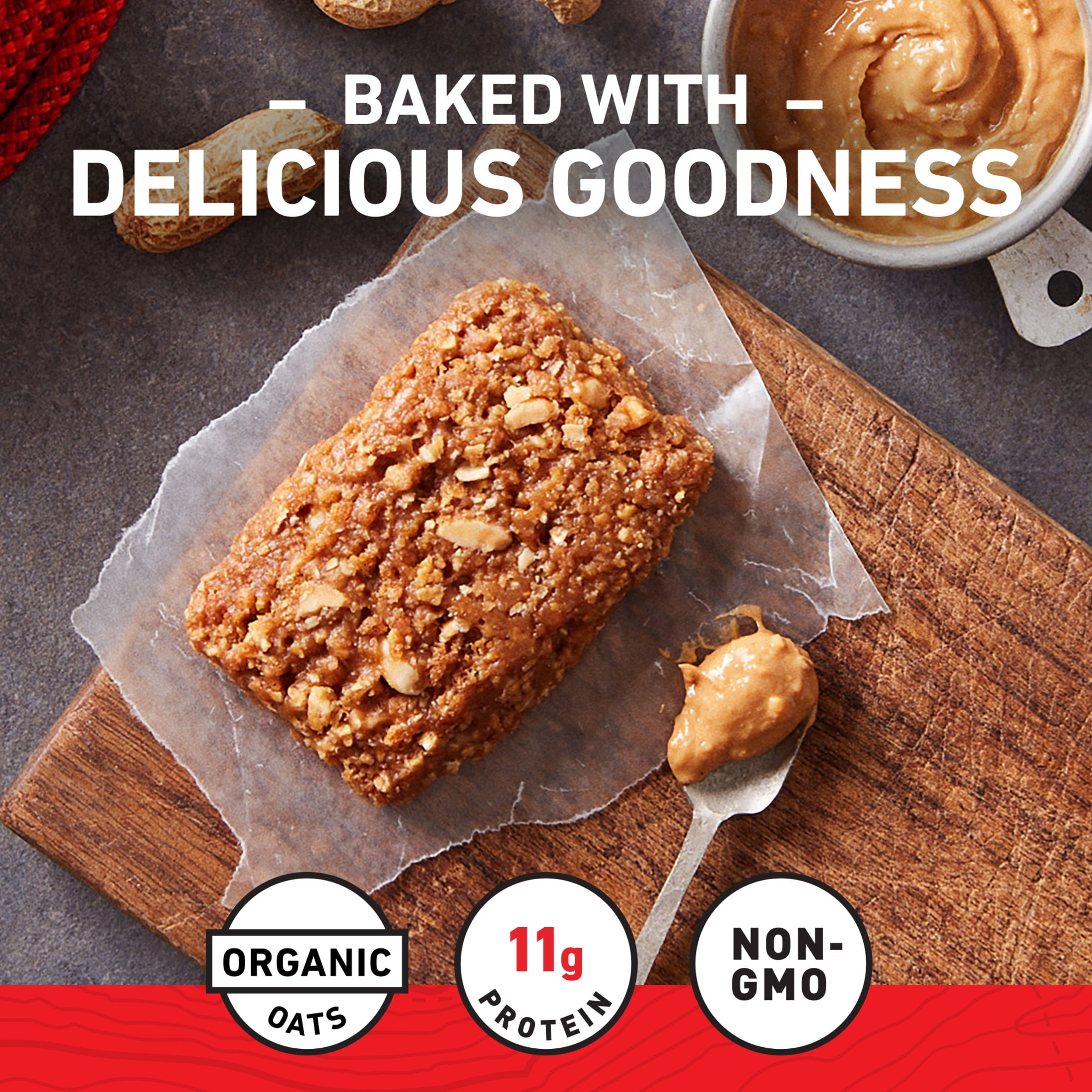 CLIF BAR Energy Protein Bars, Crunchy Peanut Butter, 15ct
