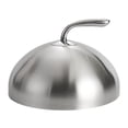 thumbnail image 3 of Tapa protectora de acero inoxidable para alimentos, cubierta antipolvo para mesa de comedor, para interiores y exteriores, fiestas. Plata 14 cm, 3 of 8