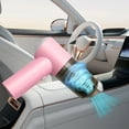thumbnail image 6 of Begzeat Handheld Car Vacuum Cleaner Cordless, 9000PA Mini Vacuum Cleaner High Power with Strong Suction, Dust Buster & Air Blower, Portable Hand Held Vacuum Cleaners for Home Car, Rechargeable,Pink, 6 of 9