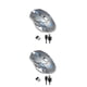 thumbnail image 1 of Injueey Ratón inalámbrico Recargable Computadora silenciosa 2400DPI Receptor de ratones Reemplazo portátil para Diseñado para Windows Plata 2Conjunto, 1 of 6