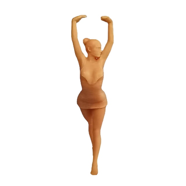 Modelo de escenario 1/64 de personajes de ciudad Yotijar Chica de ballet Muñeca de figuras de personas