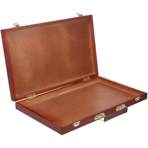 Wooden - Portable Wood Painting Box for Artists Versatile Storage Case for Brushes Paints and Art Supplies$$Art & Craft