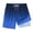 Gradient Blue, variant on Men's Swim Trunks Quick Dry Loose Fit Board Shorts with Drawstring, Summer Beach Swimwear, Black Gray Gradient M