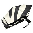 thumbnail image 5 of Black White Abstract Zebras Pattern All Weather Umbrella Triple Folding Parasol 6 Ribs UV Protection Portable, 5 of 8