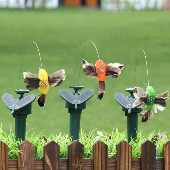 Solar Garden Lights, Solar Garden Decorations, Solar Power Dancing Flying Fluttering Simulation Bird Garden Decoration, Solar Powered Lights, Solar Garden Light, Solar Power Lights, Bird By Bird