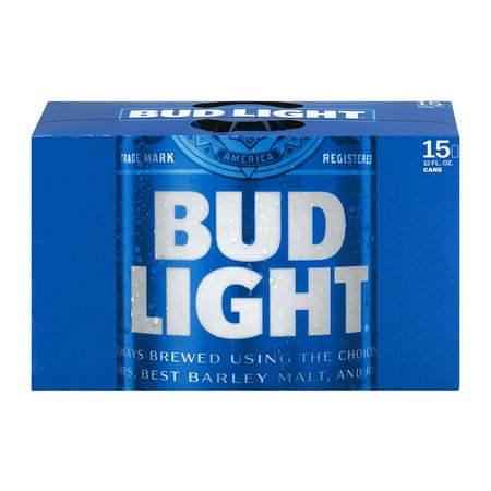 Bud Light Beer 12 fl oz 15 pack Walmart