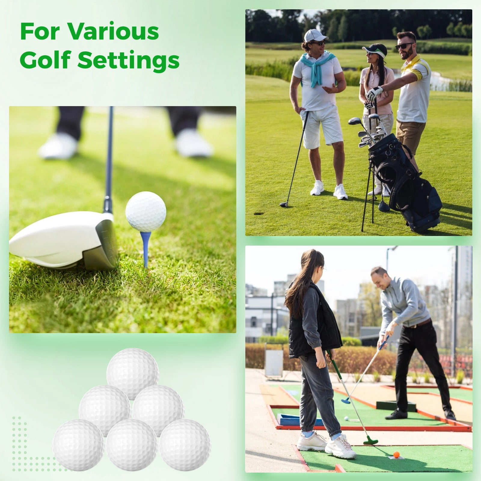80PCS Golf Practice Balls, PU Foam Soft Golf Balls for Indoor and Outdoor Training, White 1.7" Diameter Ideal for Golf Beginners Quality Golf Swing Training