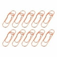 thumbnail image 1 of Clearance! Multifunctional Heart Pen Clip 10Pcs Portable Paper Clips Large Pen Holder for Notebook Multifunctional Clip Cute Notebook Pen Loop Holder Portable Books for School One Size Gold, 1 of 9