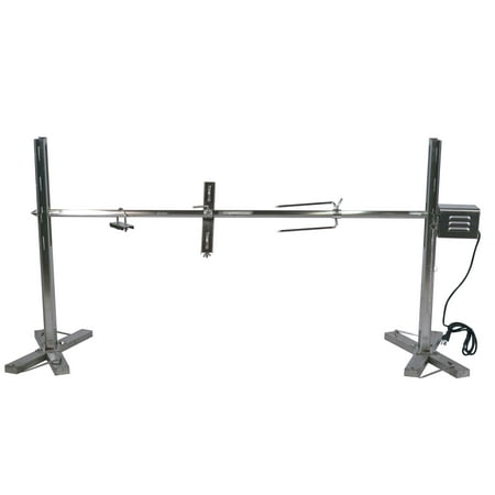 - Titan Outdoors Stainless Steel 90 lb Capacity Open Fire Rotisserie System Tripod