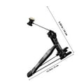 thumbnail image 2 of unbranded Pedal Para Bombo Negro De Aleación Con Cadena Gruesa Base Ancha Y Repuesto Para Batería, 2 of 8