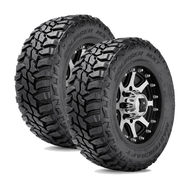 Paquete de 2 llantas 285/65 R18 125/122Q MASTERCRAFT COURSER MXT