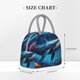 thumbnail image 2 of Disketp Colorful Ocean Whale Bolsa Térmica para Almuerzo, Lonchera con Abertura Amplia y Gran Capacidad, Organizador Reutilizable para Mujeres, Hombres y Adultos, 2 of 6