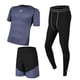 thumbnail image 3 of Conjunto de 3 pantalones de compresión deportivos para hombre Azul oscuro l, 3 of 9
