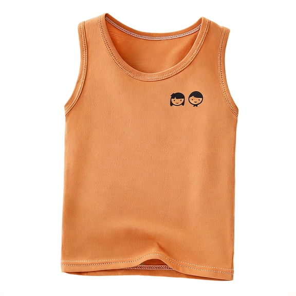 MEZZALL T-Shirts Boys Ribbed Tank Tops Sleeveless Shirt Summer Casual Undershirt Solid Color Muscle Tee Toddlers Little Boys Cozy O-Neck Dailywear