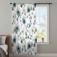 thumbnail image 3 of Watercolor Dandelion Semi Sheer Curtains Drapes for Living Room,Bedroom,French Doors Window 84 Inches Long,Spring Flowers Botanical Vintage Rod Pocket Chiffon Curtain Drapery Voile Draperies Panel, 3 of 8