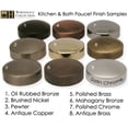 thumbnail image 2 of Whitehaus 3-3165-SPR-C-ACO Curved Beluga Kitchen Faucet In Antique Copper, 2 of 3