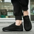 thumbnail image 6 of Men's Casual Shoes Couple Wide Toe Low Top Lace Up On Lightweight Athletic Walking Fitness Outdoor Sport Sneakers, 6 of 7