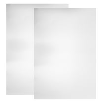 HERFIER 2pcs Aluminum Sheet Metal Aluminum Plates Rectangle Aluminum Sheet Materials for Crafting(A4) 11.67x8.25x0.08in