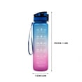 thumbnail image 6 of Clearance! EQWLJWE 32 oz Water Bottle with Time Marker | BPA Free | Leak Proof | Measures How Much Water You Drink | Best Water Bottle to Stay Hydrated All Day, 6 of 9