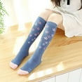 thumbnail image 5 of Esaierr 3 Pairs Toddler Kids Cartoon Knee High Socks for Girls Spring Fall Stacked Half-Calf Socks Cute High High Socks Non-slip Sock, 5 of 9