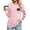 0702LiPink, variant on Wang6 Women Long Sleeve Graphic T Shirts Trendy Loose Fit Cat Printed Tops Fall Crew Neck Going out Basic Tees 0702LiPink XL