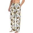 thumbnail image 2 of Xecao German Shepherd Dog Men's Straight Lounge Pajama Pants: The Ultimate in Comfortable Sleepwear, 2 of 9