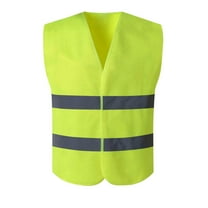 High Visibility Safety Vest with Reflective Strips for Men & Women, Work, Construction,Cycling, Runnning, Surveyor, Volunteer