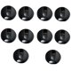 thumbnail image 2 of 5 pares de almohadillas de repuesto para auriculares X/XS que reducen el ruido ambiental Negro, 2 of 8