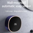 thumbnail image 2 of Wall Mount Liquid Soap Dispensers Automatic Foam LED Temperature Display Touchless Foam Machine Liquid Dispenser, 2 of 5