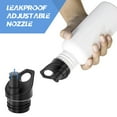 thumbnail image 2 of Graflsoa Adjustable BPA-Free PP Straw Lid for Hydro Flask, Leakproof Screw Cap with Finger Loop, Fits 43mm Standard Bottles, 2 of 6