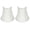 Off-White, variant on Urbanest Half Chandelier Shade, 2.5″ Top × 5″ Bottom × 5″ Slant Height – Replacement Lamp Shades for Chandelier, Pendant Light, Wall Sconce & Small Table Lamp, 2-Piece, Cream