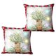 thumbnail image 2 of Teissuly Led Colorful Lights Pillow Pillow Cover Linen Glitter Cushion Covers Pillow Covers Christmas Pillow Covers RGB Colorful Lights Christmas Pillow Covers 2pcs Teissuly WER202312020488, 2 of 6