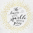 thumbnail image 3 of CafePress - She Leaves A Little Sparkle Faux Gold T Shirt - Light T-Shirt Kids XS-XL, 3 of 4